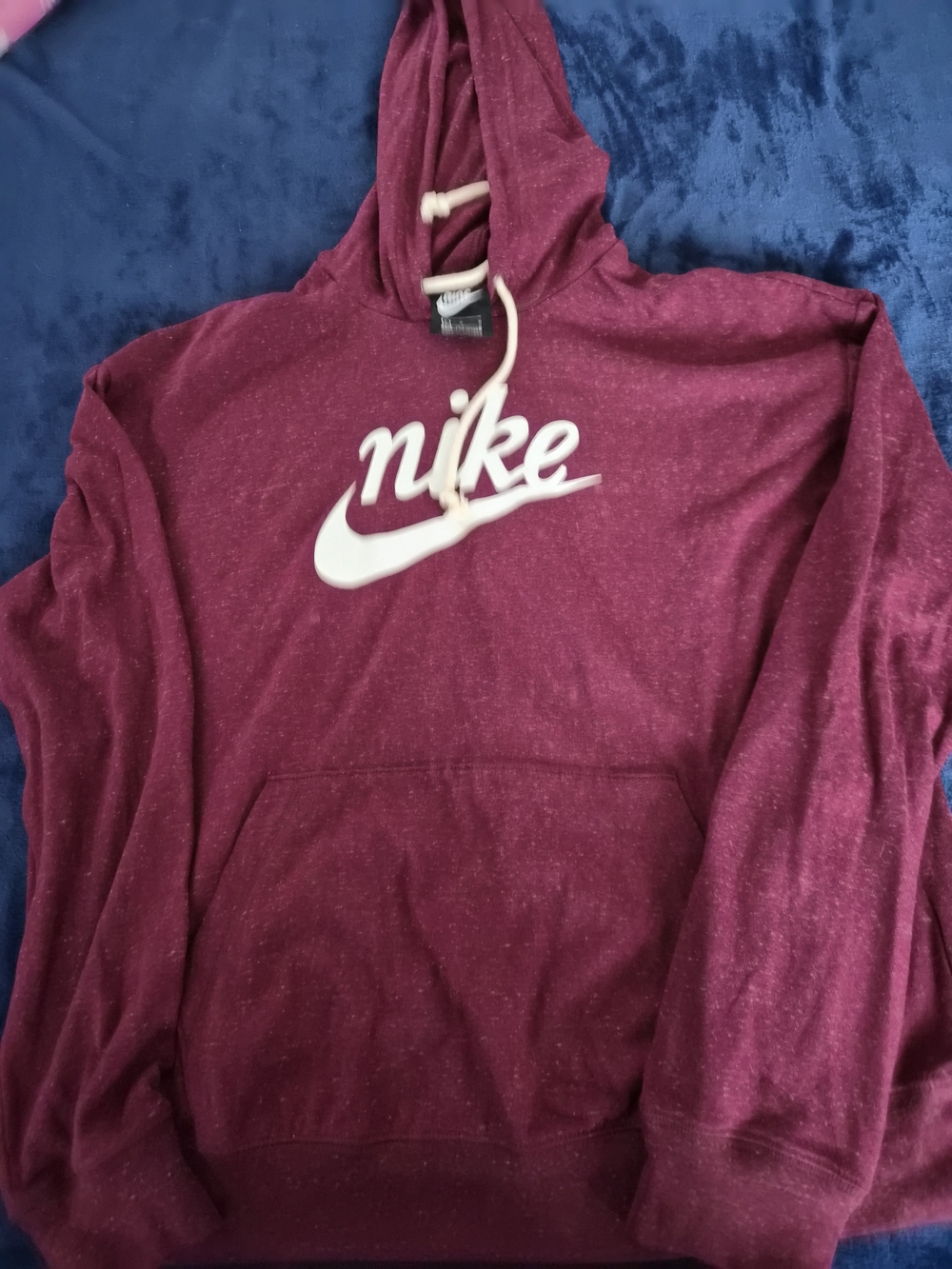 Nike Vintage Maroon Hoodie Sweatshirt